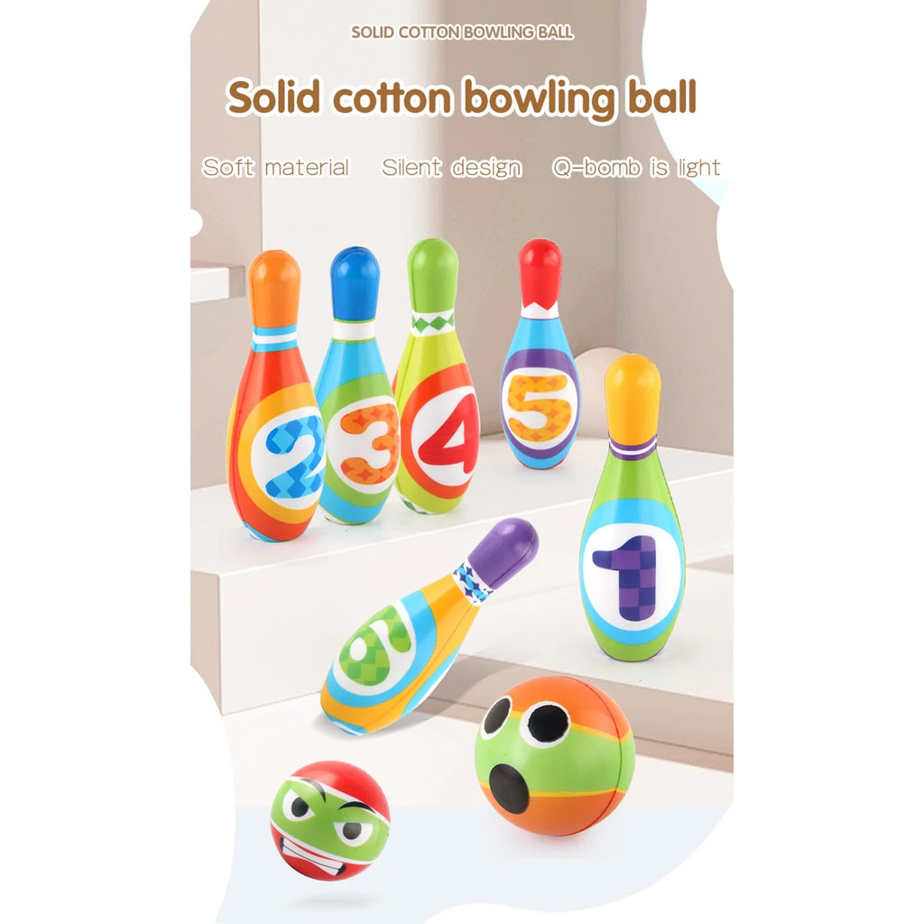 Mini Bowling Game Indoor Outdoor Sports Garden Toys C872