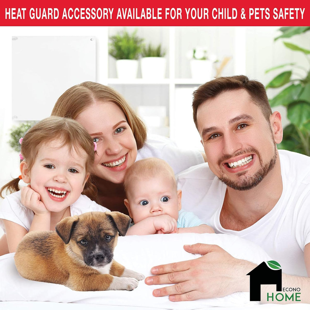400W Wall Mount Smart Convection Heater with Wi-fi Thermostat G984