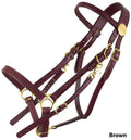Brass Halter Bridle Large Black G26144