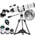 70mm Aperture 400mm Astronomical Refracting Telescope with Carry Bag F77846