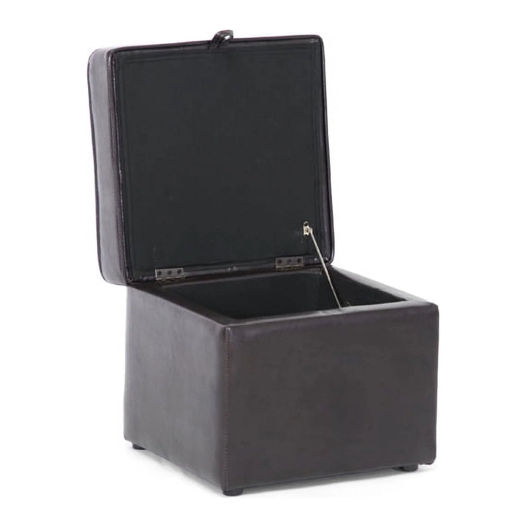 Brown Modern Storage Ottoman R375
