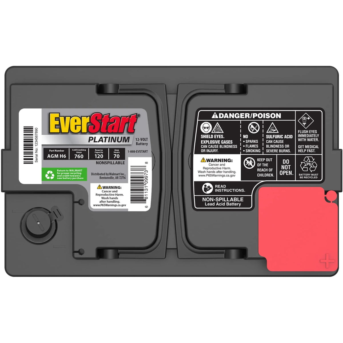 AGM Automotive Battery Group H6 12 Volt 760 CCA Y532