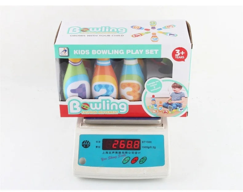 Mini Bowling Game Indoor Outdoor Sports Garden Toys C872