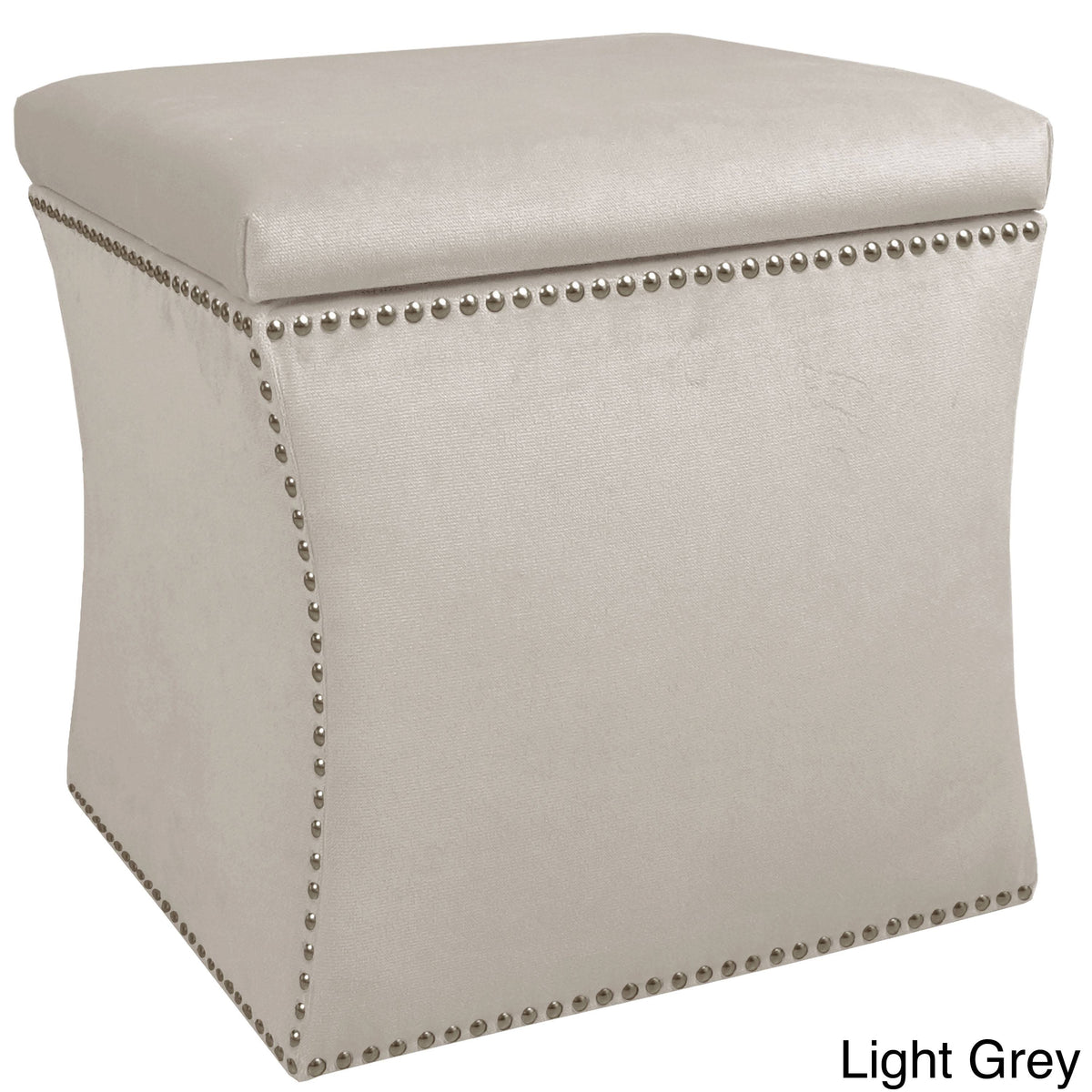 Purple Velvet Storage Ottoman U728