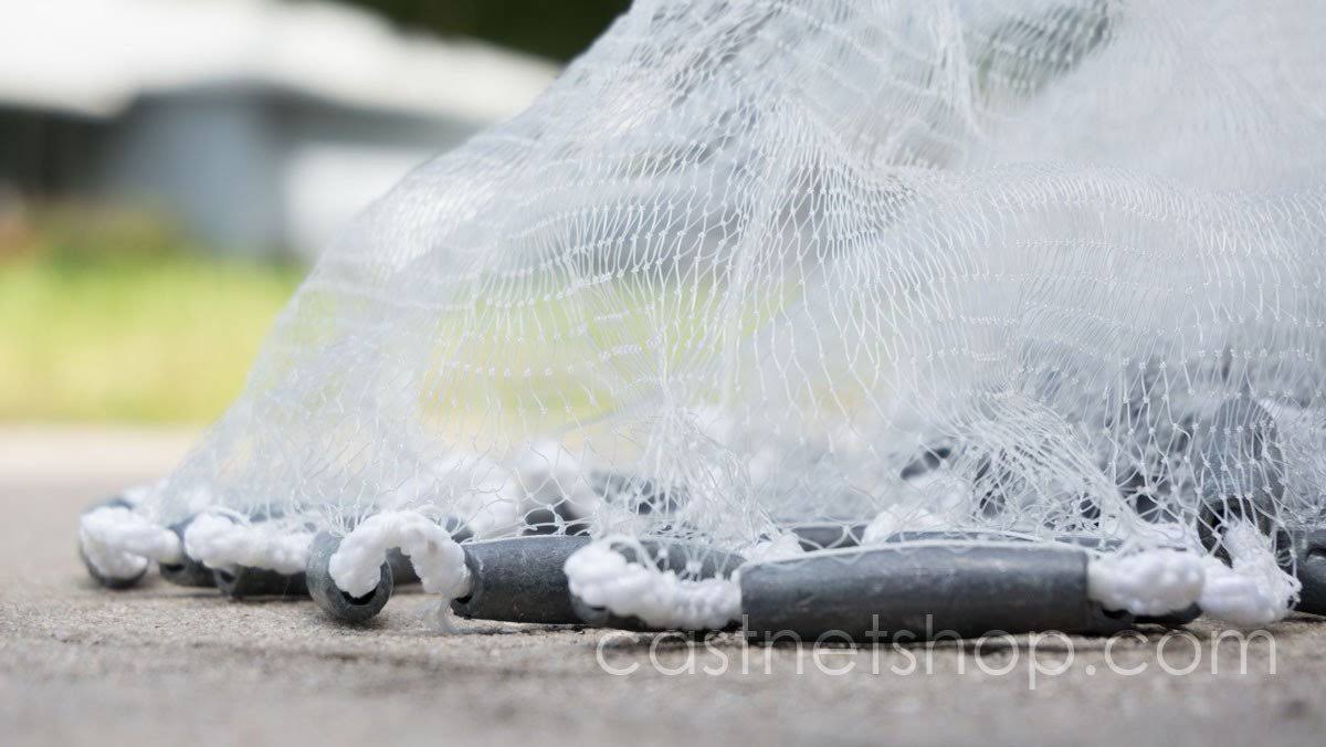 Glass Minnow Cast Nets (3/16x22 Sq. Mesh) Y396