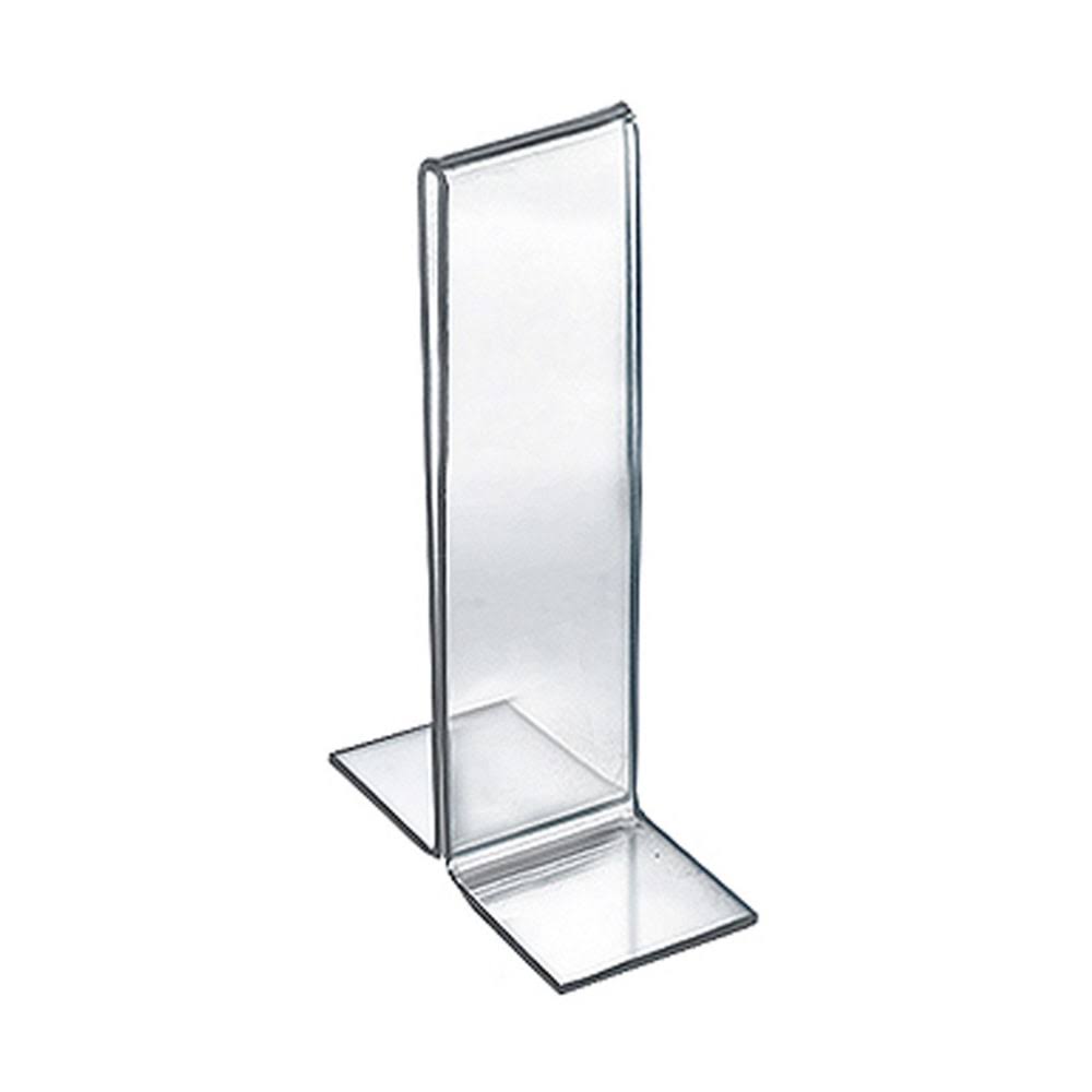 2" x 7" 10pk 2-Sided Acrylic Sign Holder P91585
