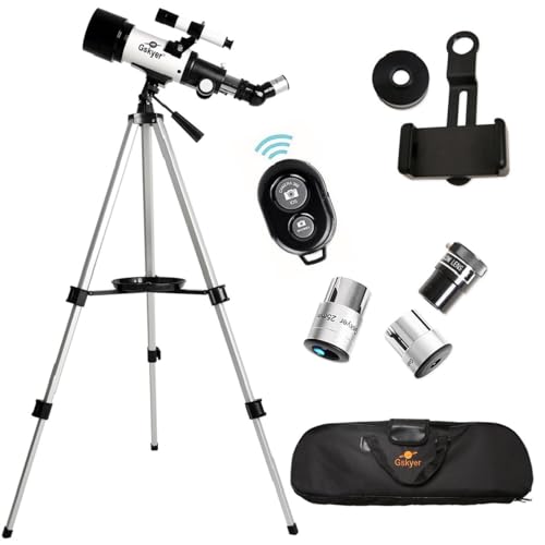 70mm Aperture 400mm Astronomical Refracting Telescope with Carry Bag F77846