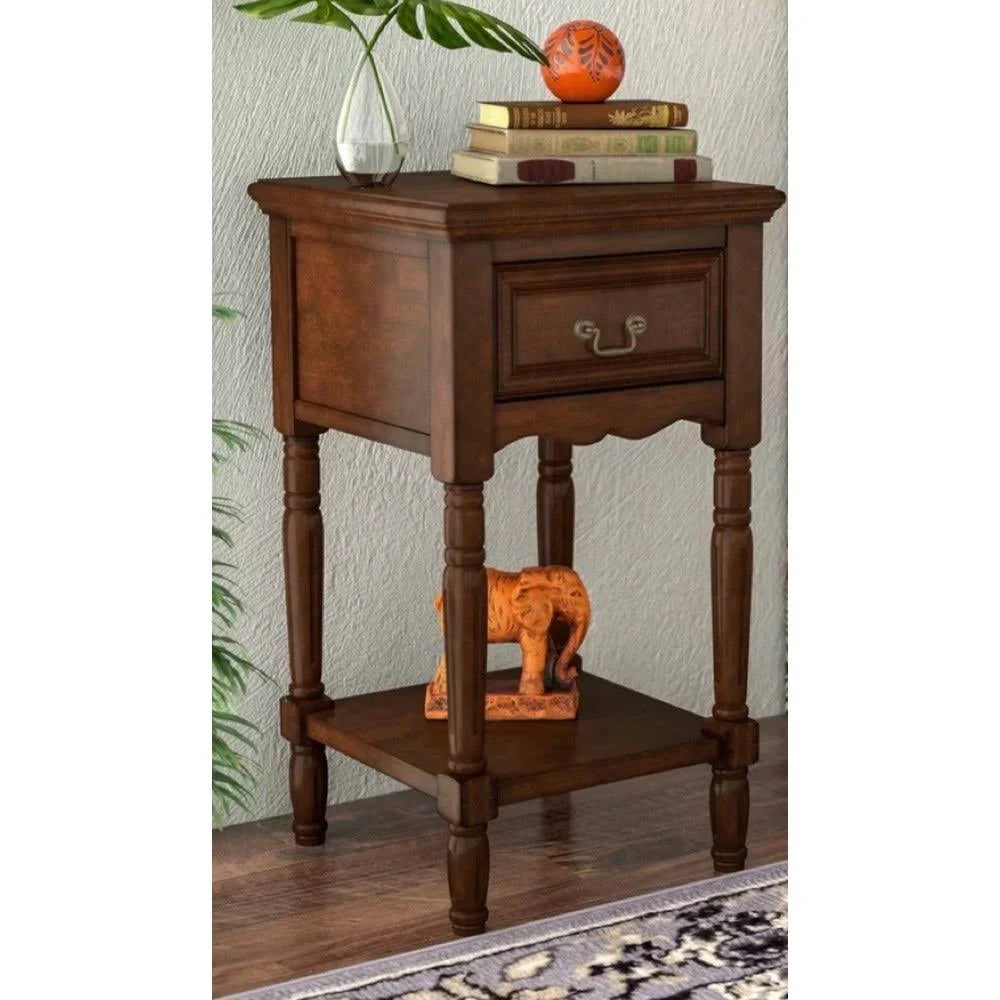 Antiqued Solid Wood Night Stand H815530