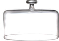Handmade Glass Cake Dome 10.5" Diameter Clear E755
