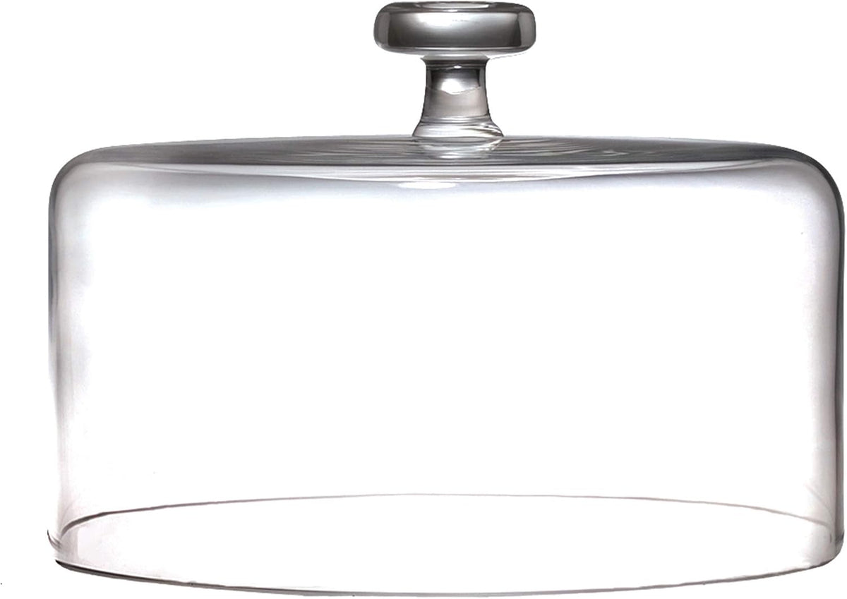 Handmade Glass Cake Dome 10.5" Diameter Clear E755