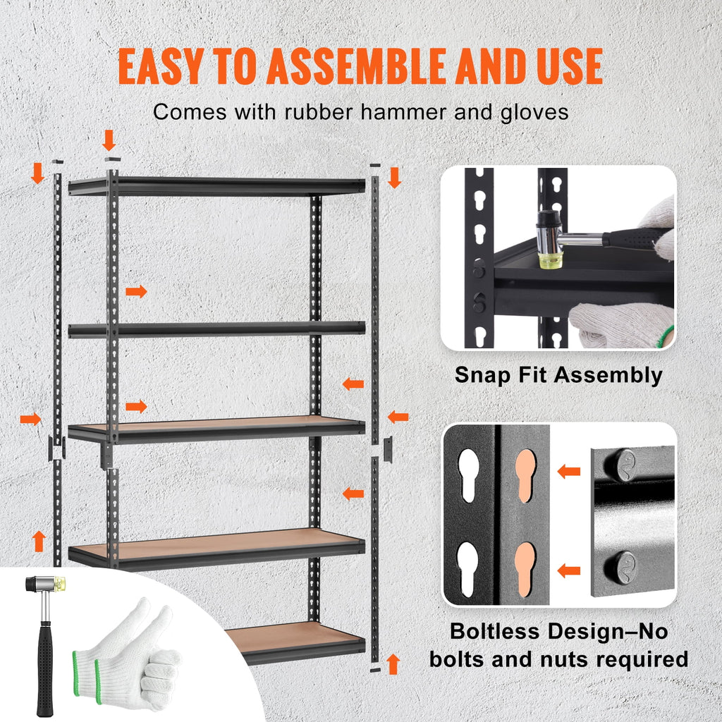 5-Tier Adjustable Storage Shelving Unit X73727