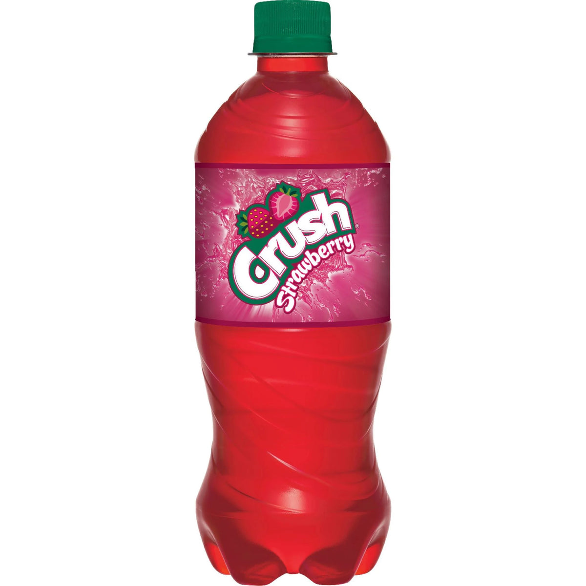 Crush Strawberry Soda 20oz Bottles, Quantity of 10 Q9196