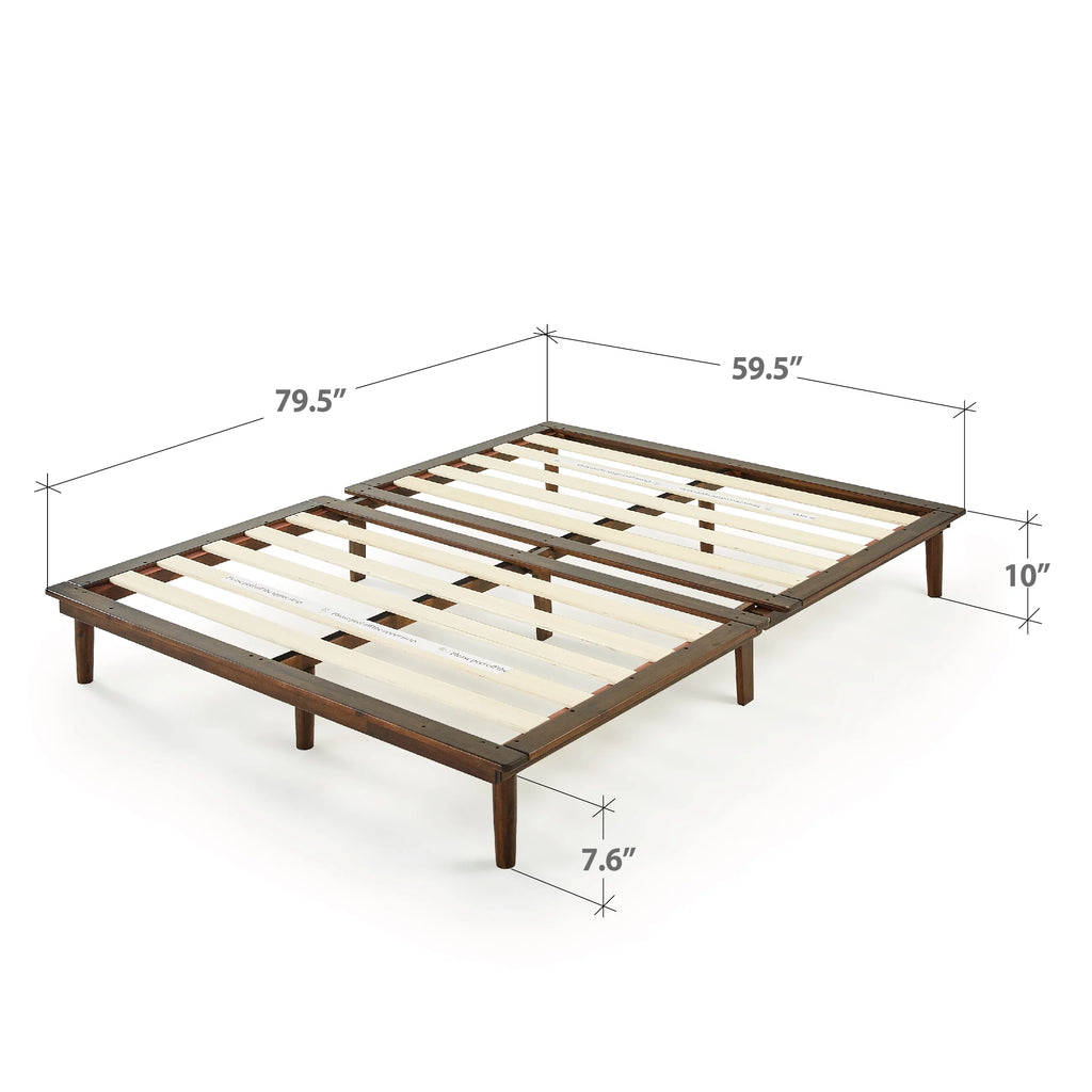 Queen Size Wood Platform Bed Frame S255