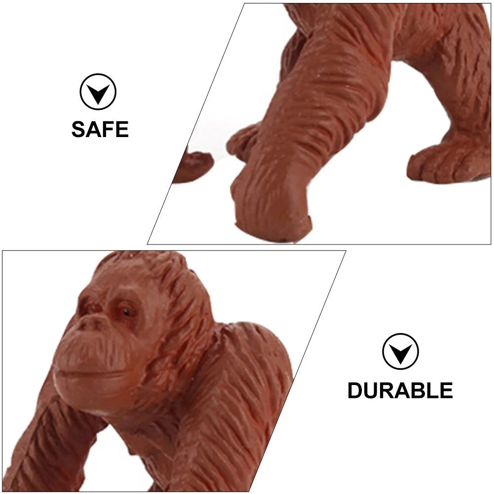 Solid Long-tailed Monkey Decoration Toy O392260