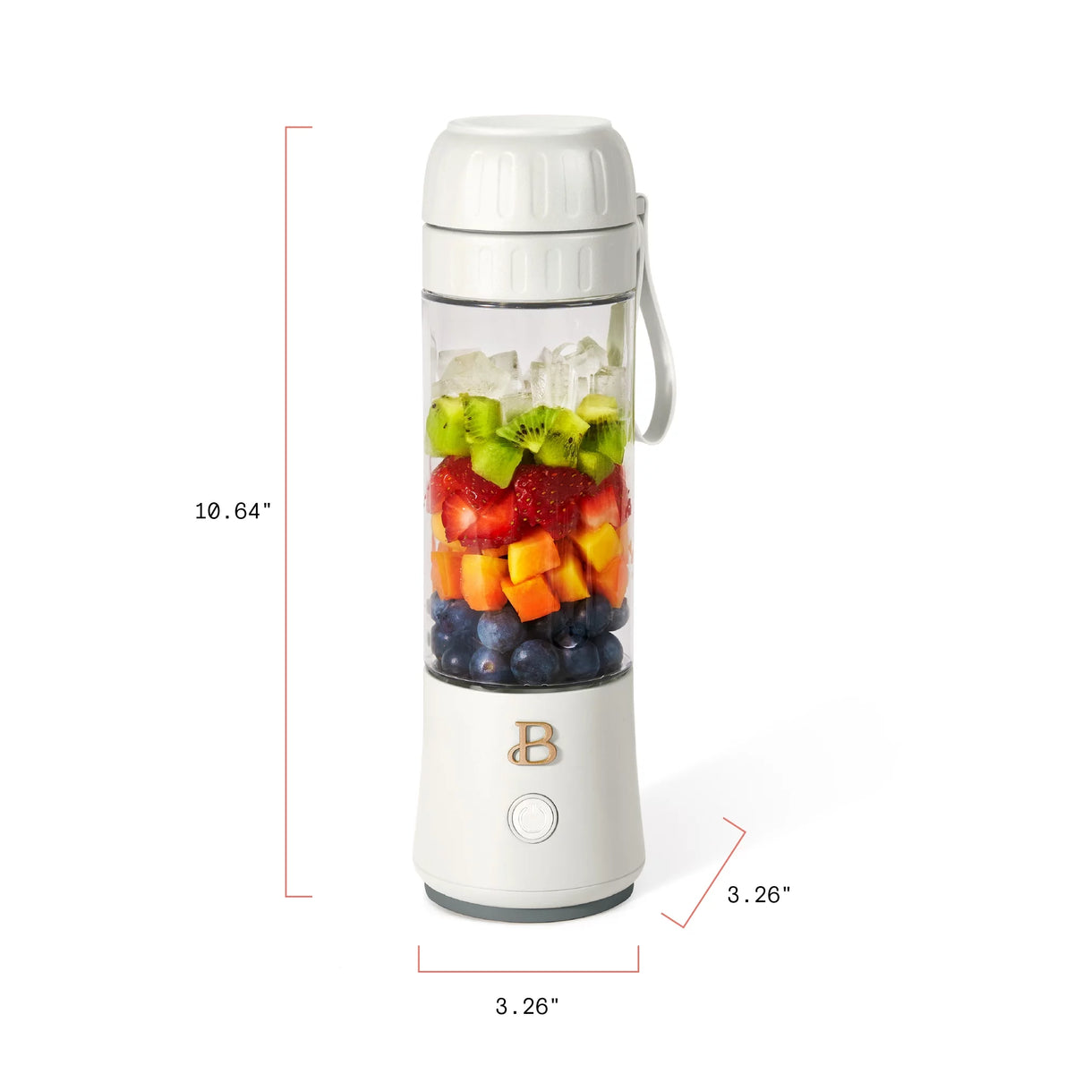 Portable Blender 70 W 16 oz White Icing E2327