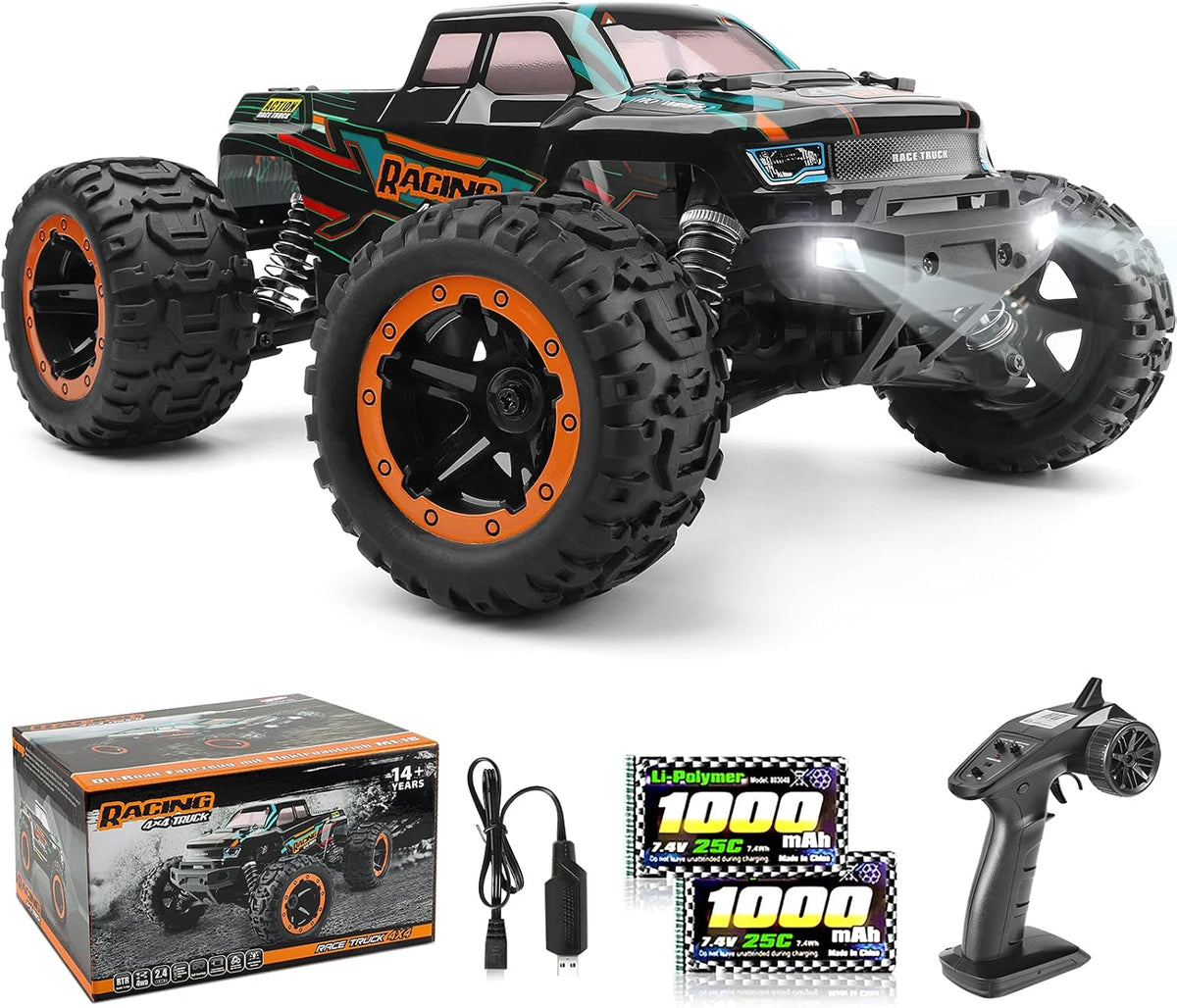 High-Speed Remote Control RC Truck with 2 Rechargeable Batteries O2185