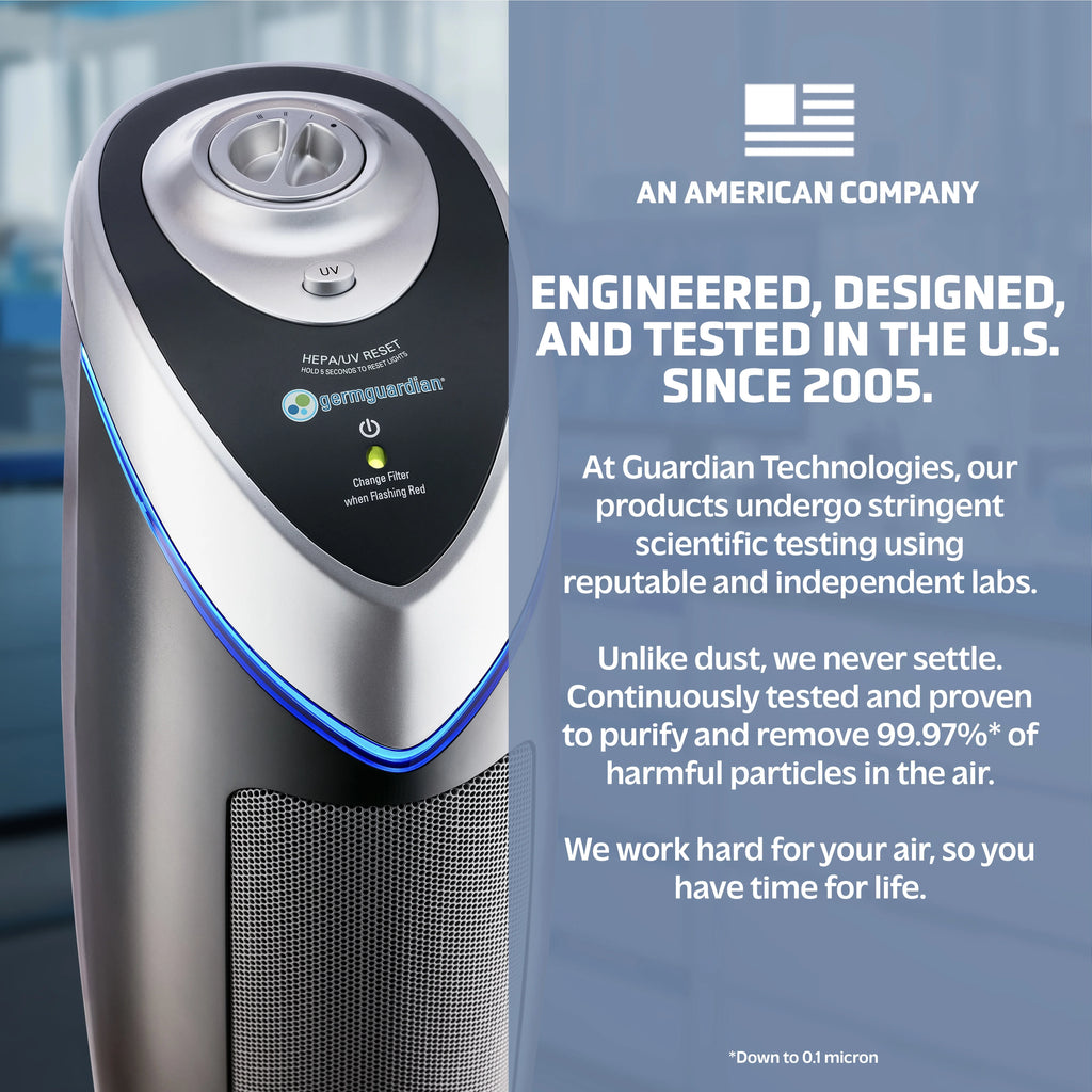 HEPA Air Purifier with UV-C, Gray K1928