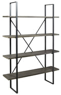 Black Gray Bookcase O409293