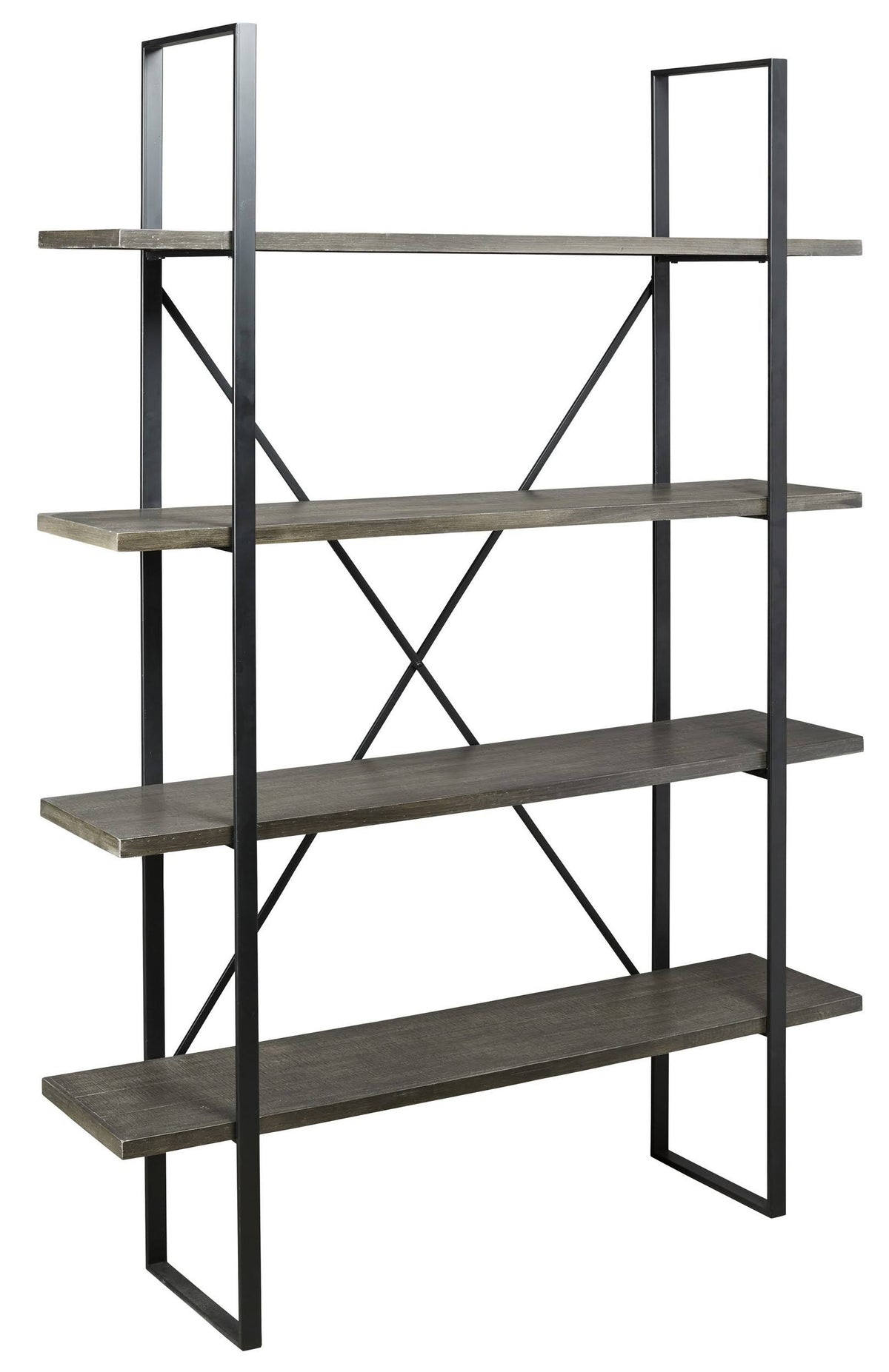 Black Gray Bookcase O409293