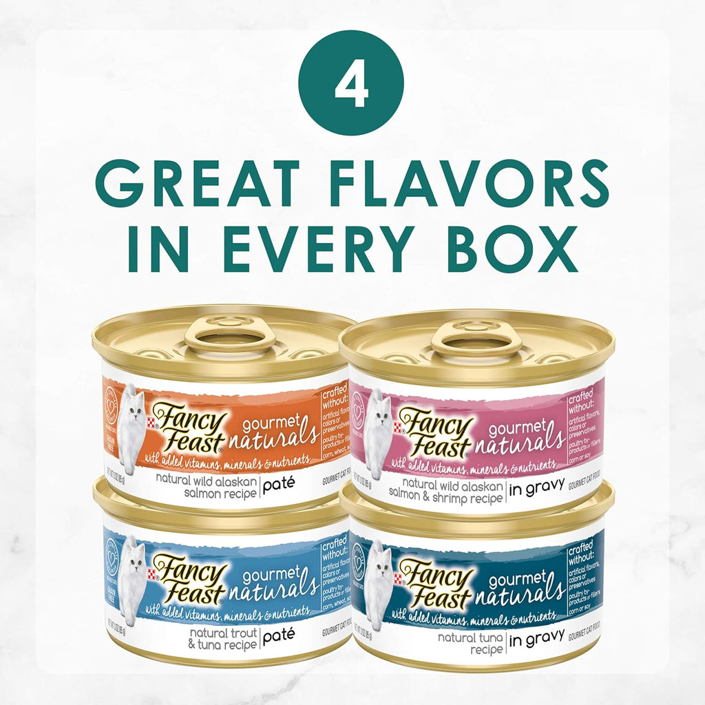 Wet Cat Food Variety Pack Seafood - (Pack of 30) 3 oz. Cans P65497