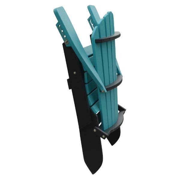 Folding Reclining Adirondack Chair with Ottoman V5735