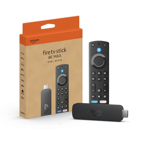Fire TV Stick 4K Max streaming device supports Wi-Fi 6E E969