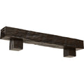 Burnished Mahogany Faux Wood Fireplace Mantel Kit with Alamo Corbels V814676