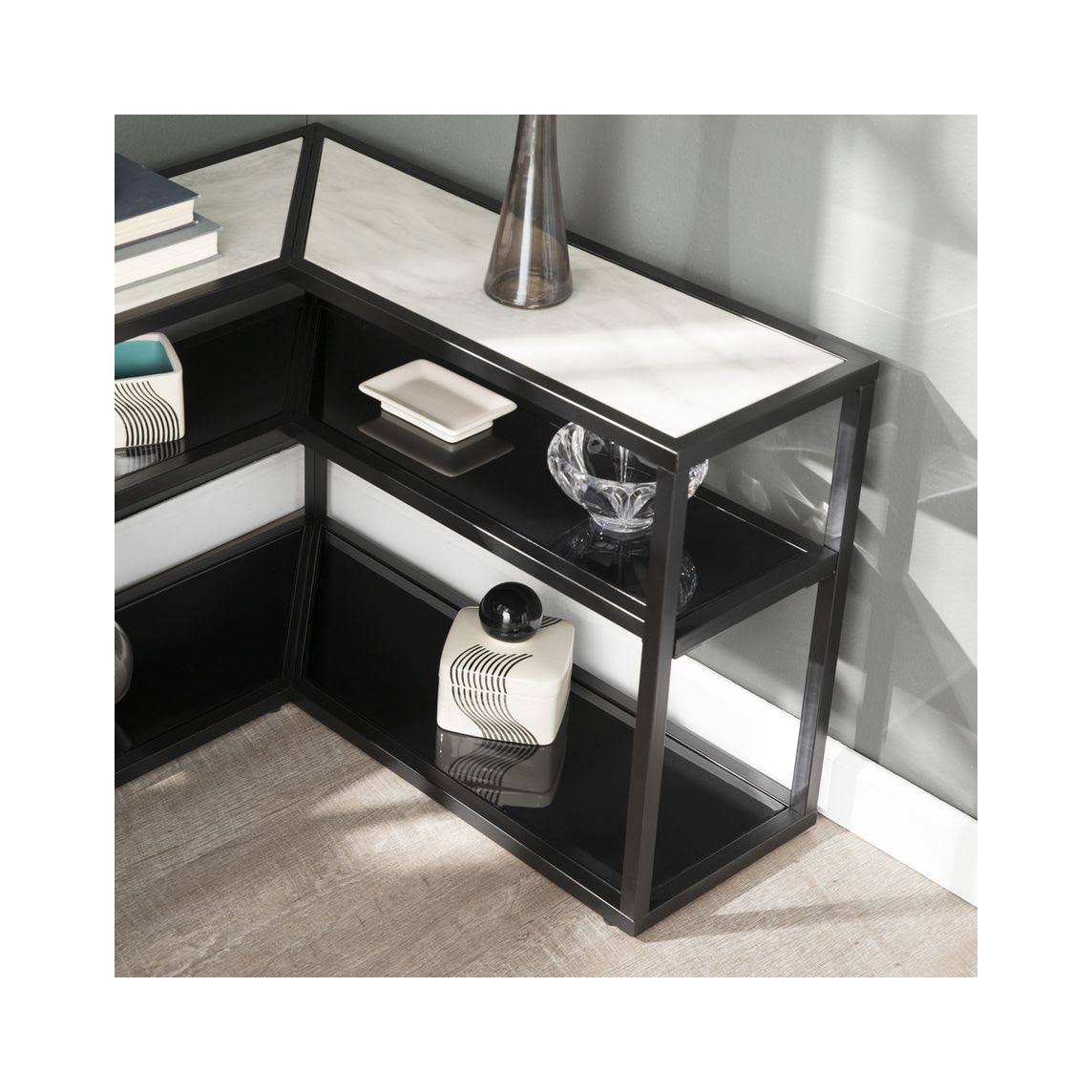 Faux Marble Wrap Around Table P407