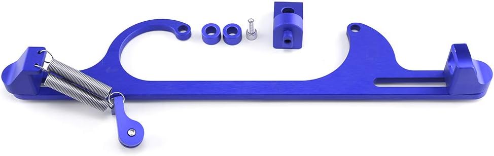 Billet Aluminum Anodized Throttle Cable Bracket Adjustable Silver Pack of 2 I777