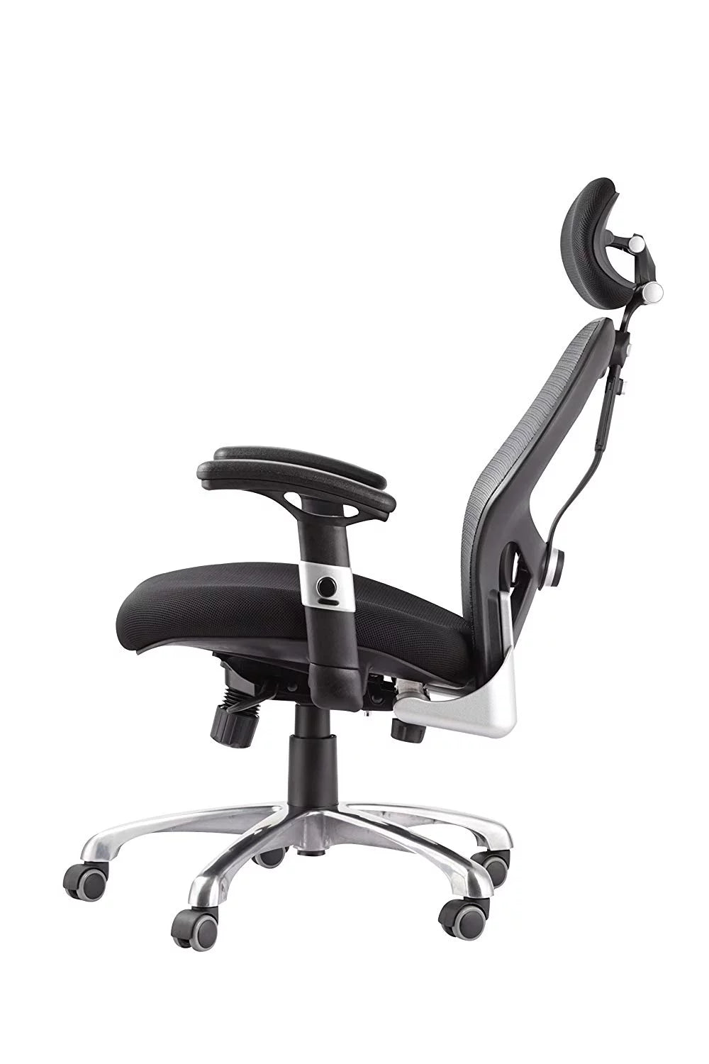 Gray Leather Office Chair W21194