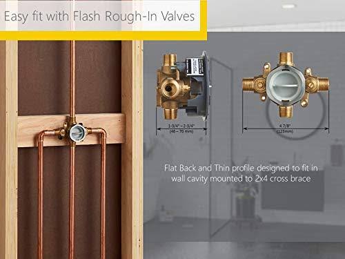 Brushed Nickel Tub and Shower Faucet C327345