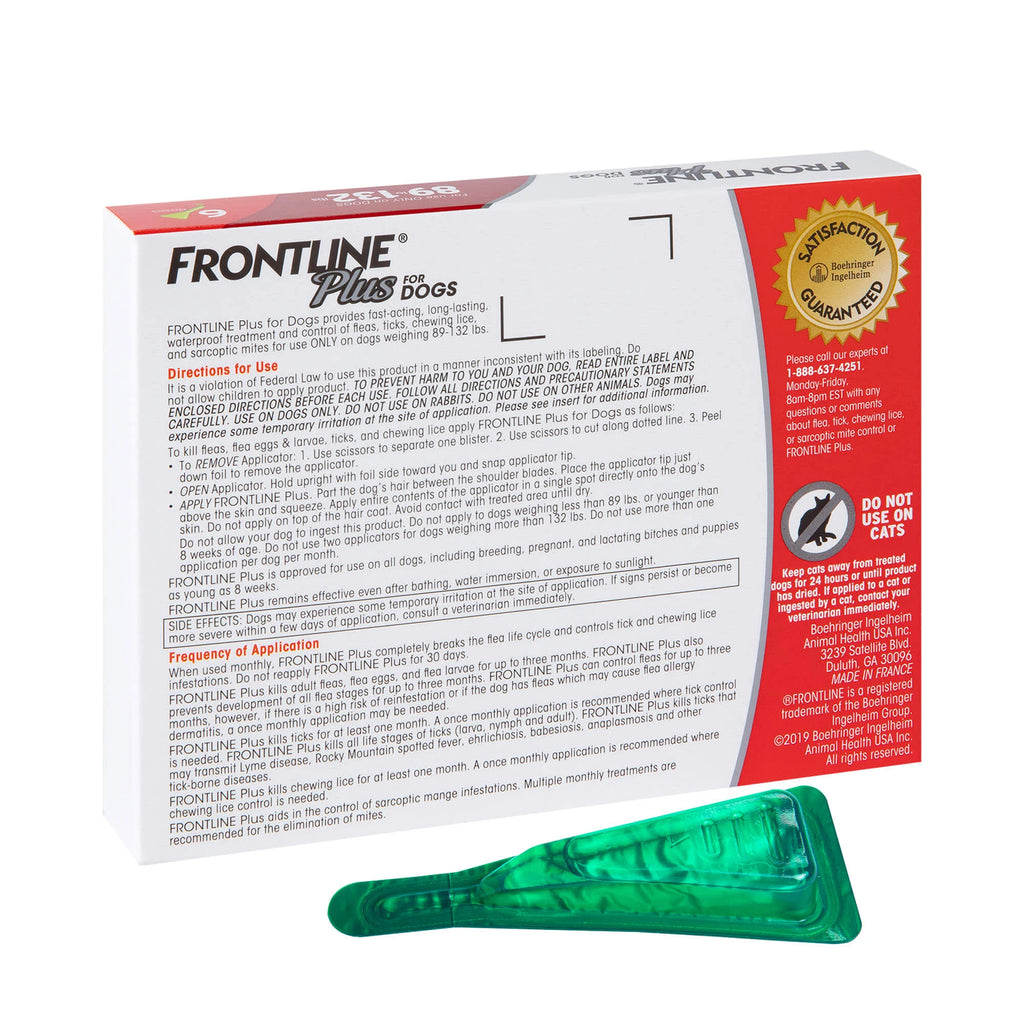 Flea and Tick Control for Dogs, 6 Mo. Supply M84166