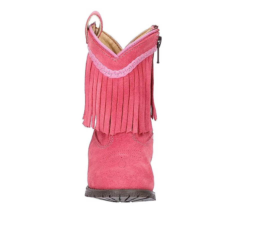 Pink Girls Western Boots O3599