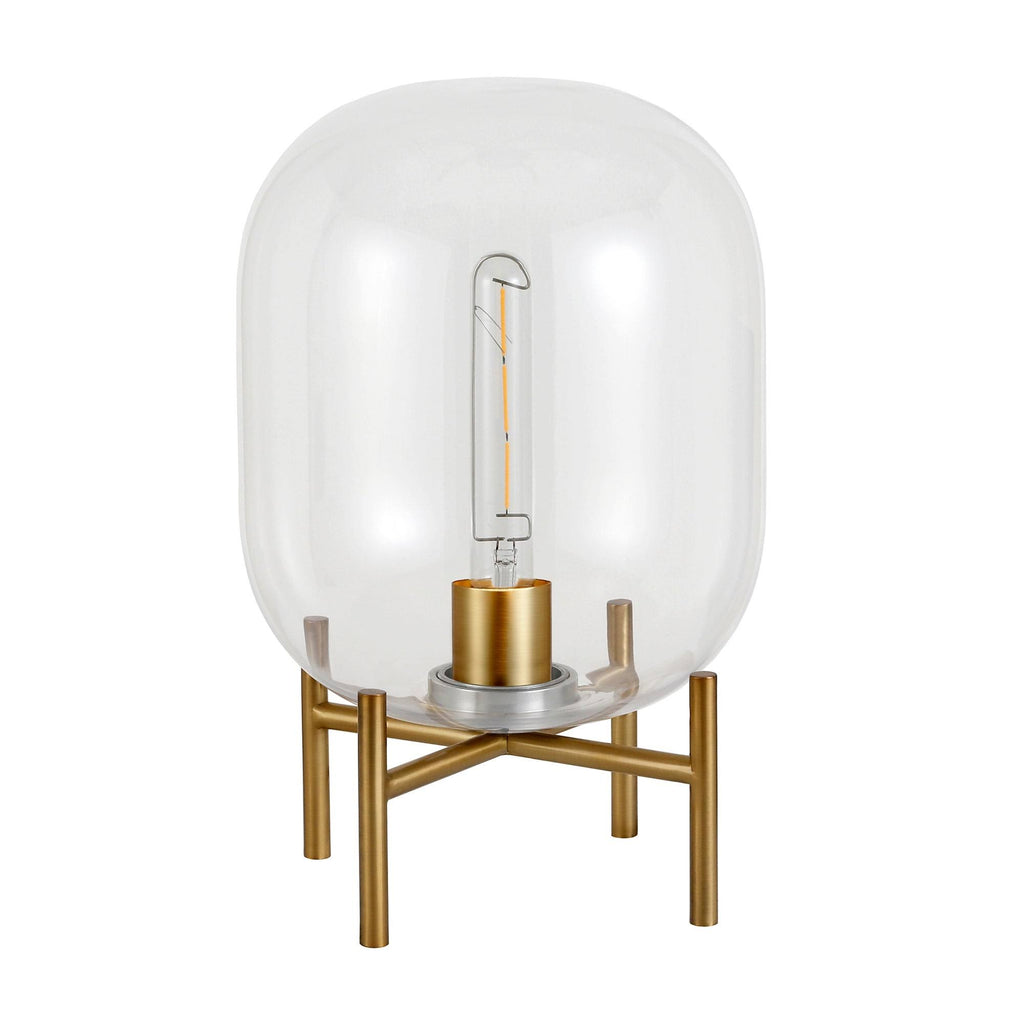 Clear Glass Globe Table Lamp L947976
