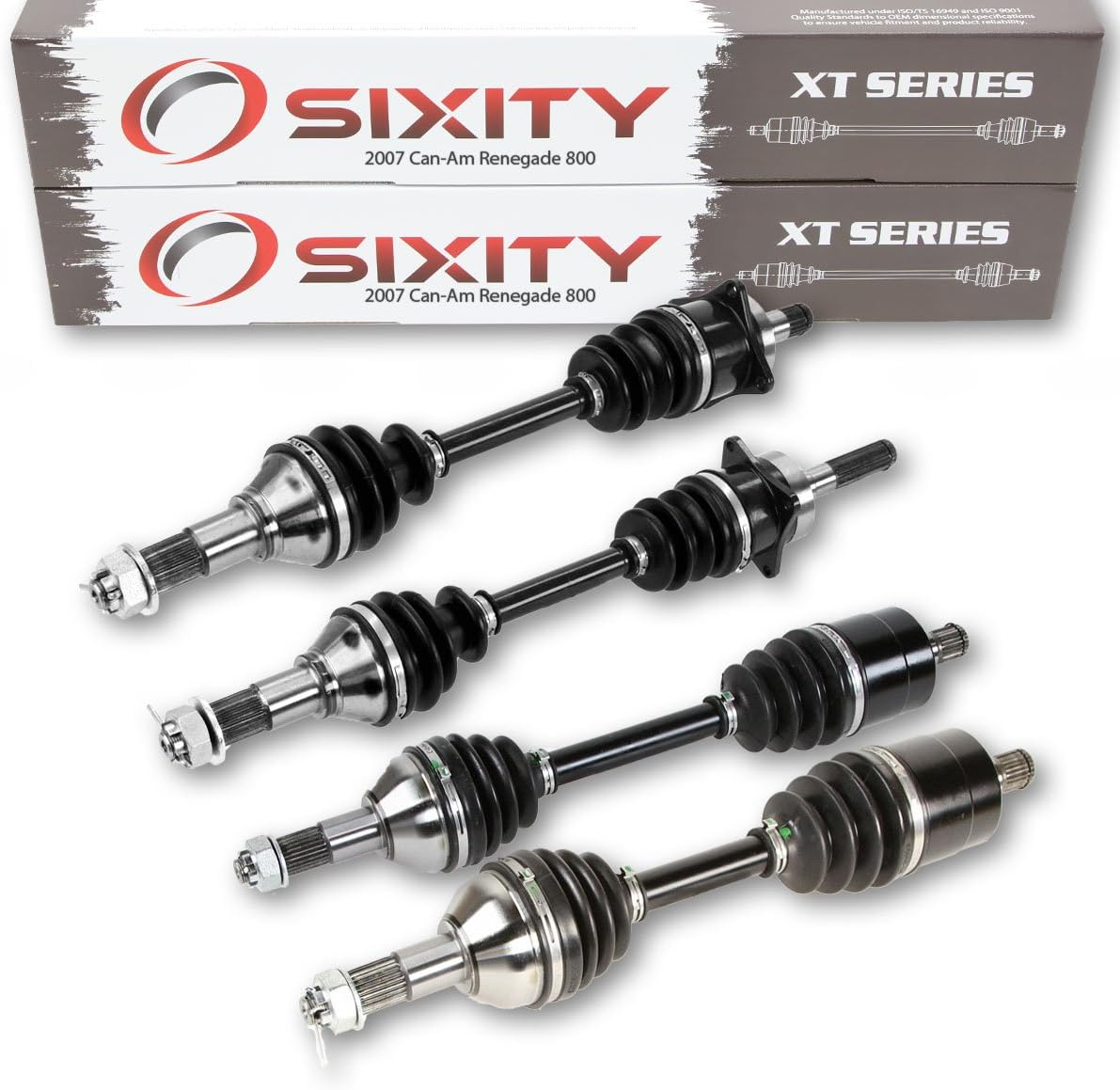 2007 Front Rear Left Right Axles XT Four Driver Passenger EFI Complete Side P156