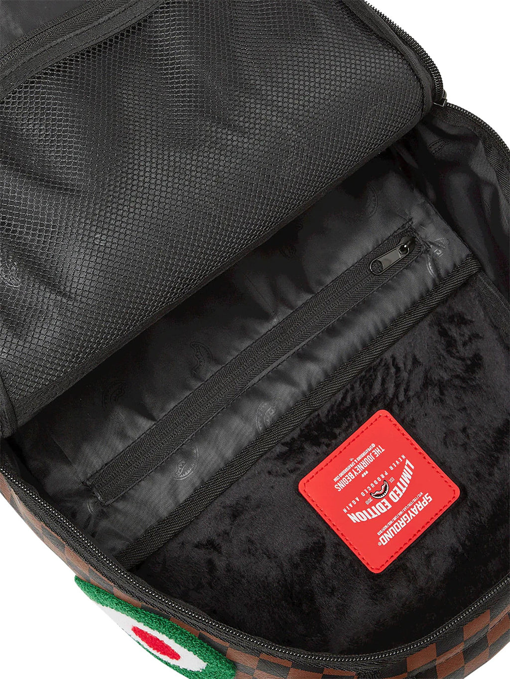 Brown Chenille Backpack W84358