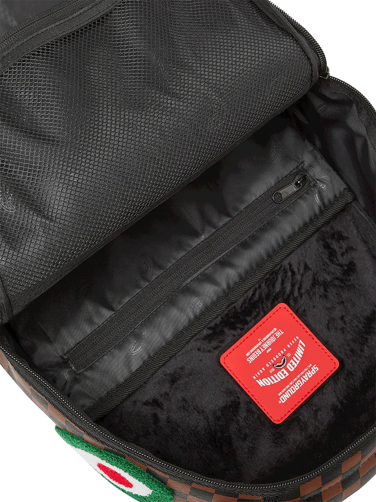 Brown Chenille Backpack W84358