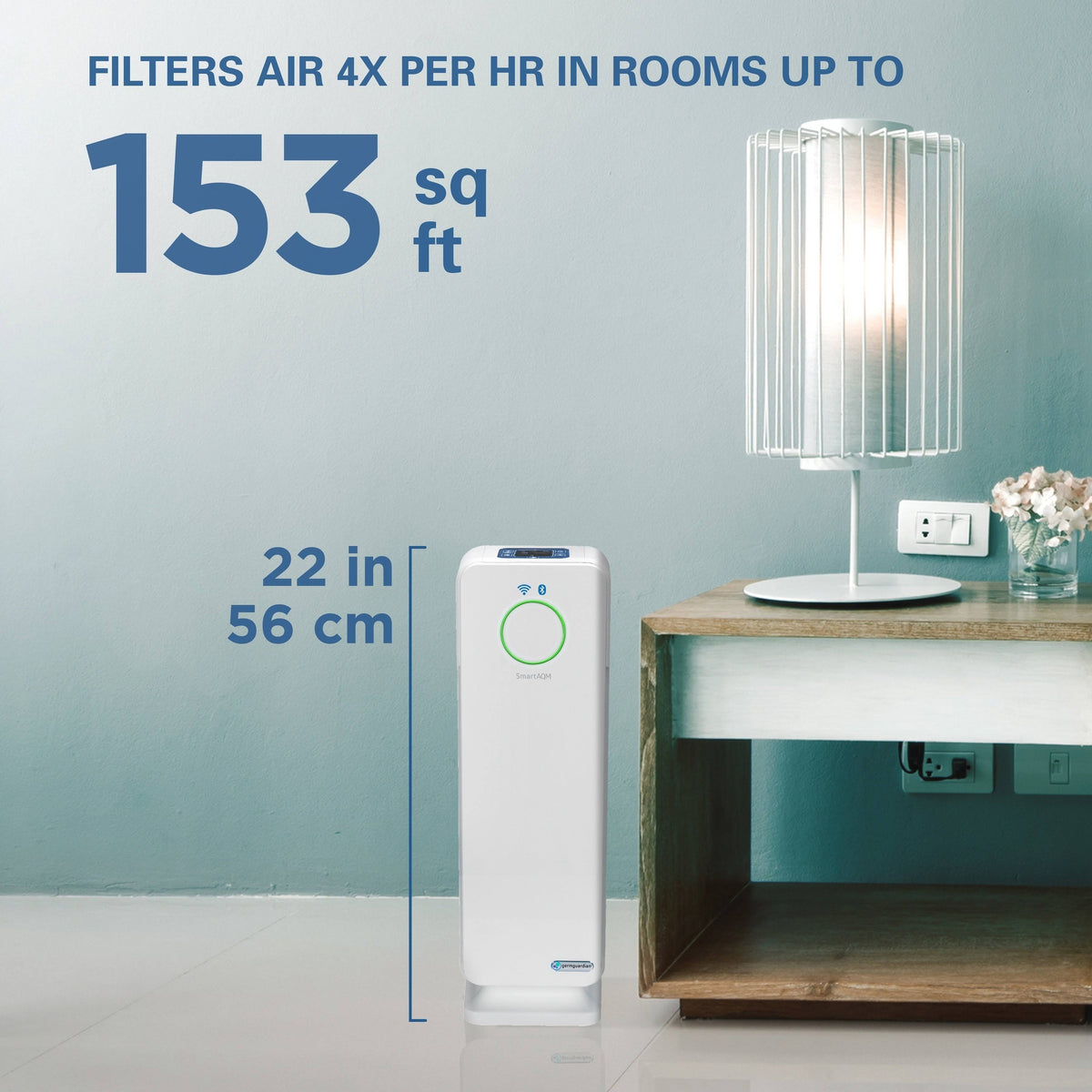 WiFi Smart 4-in-1 Air Purifier with HEPA Filter Y789831