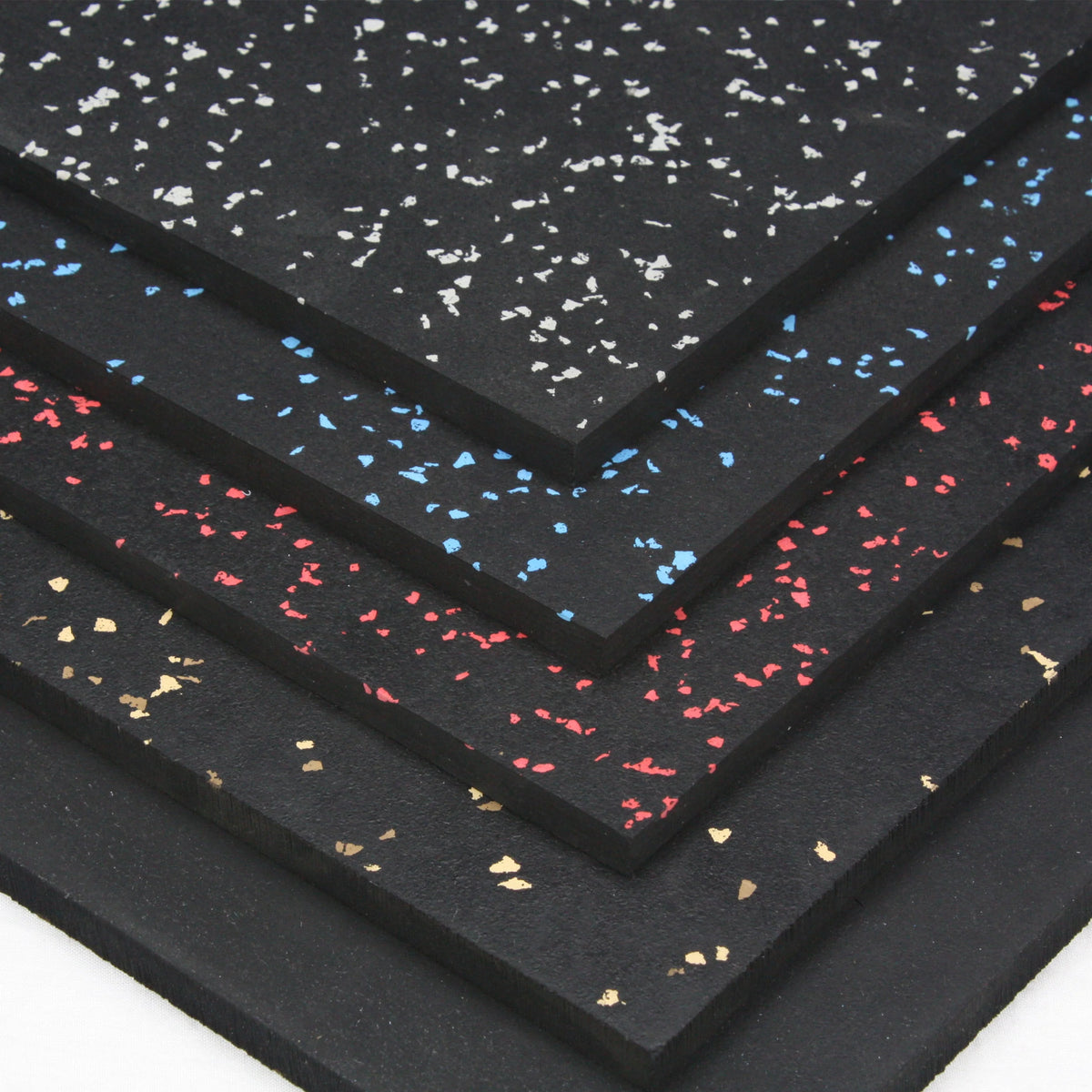 8mm Thick Rubber Gym Flooring Mats, 4ft x 6ft, Grey X30719
