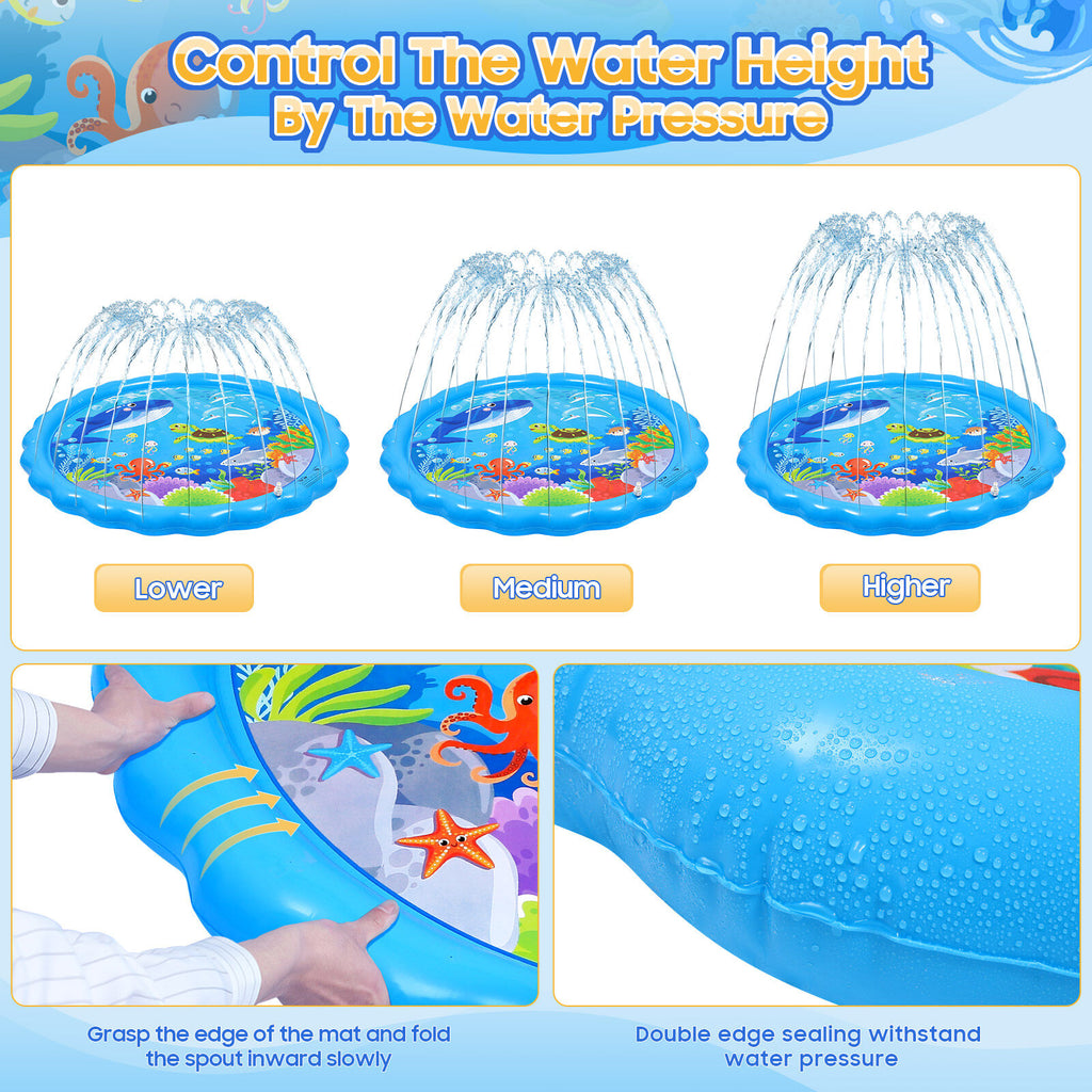 Inflatable Sprinkler Pad for Kids 2 Pieces Z140