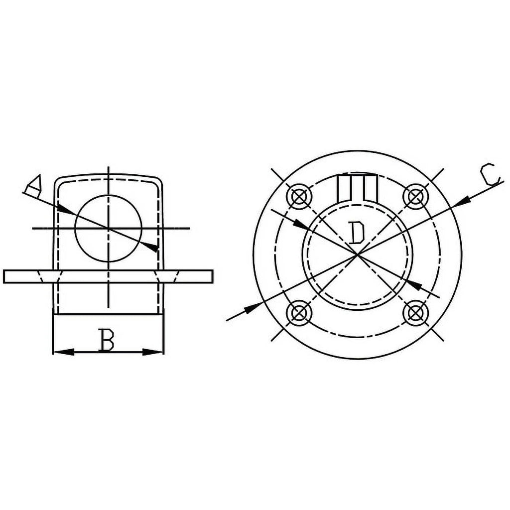 Stainless Steel Hinged Round Deck Pipe E564412