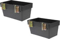 Heavy Duty E-Track Storage Bin Pack of 2 Y690