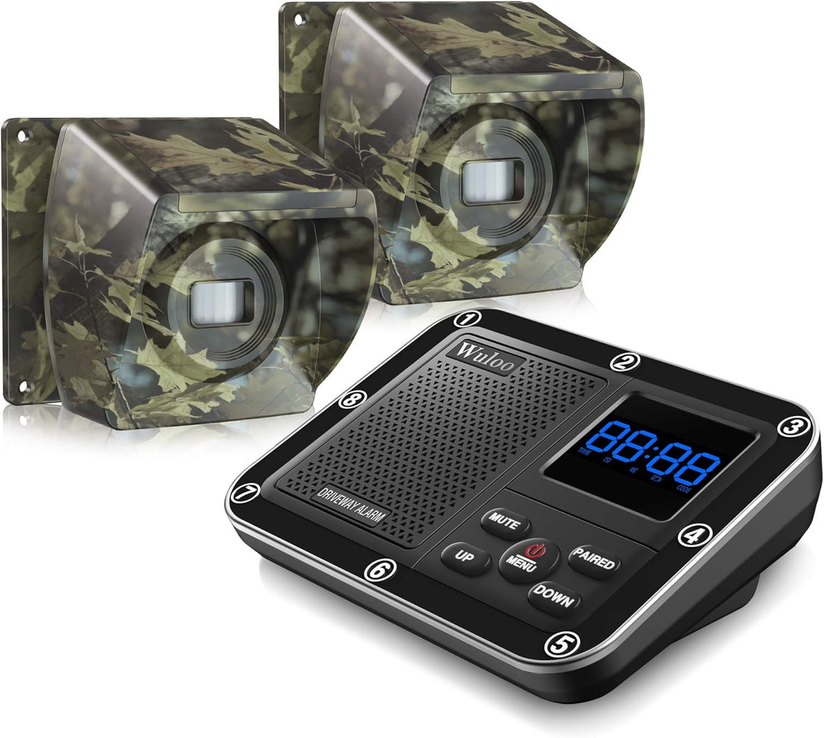 1800 Ft Wireless Outdoor Motion Sensor Driveway Alert System E89488