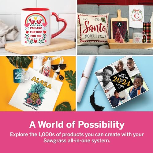 Sublimation Printer Bundle with 31mL Inks & Paper V503