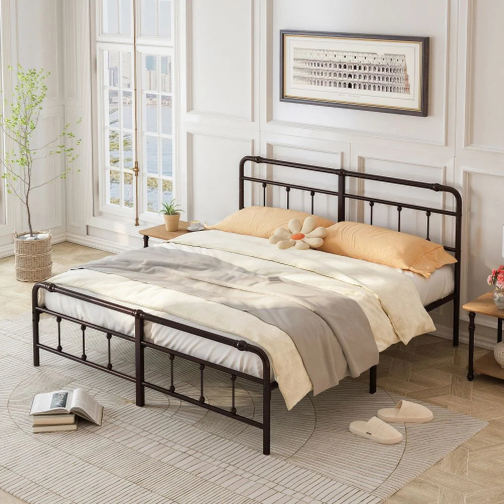 King Size Metal Platform Bed Frame F245167