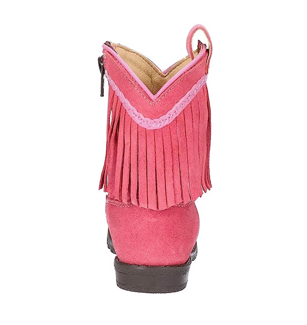 Pink Girls Western Boots O3599