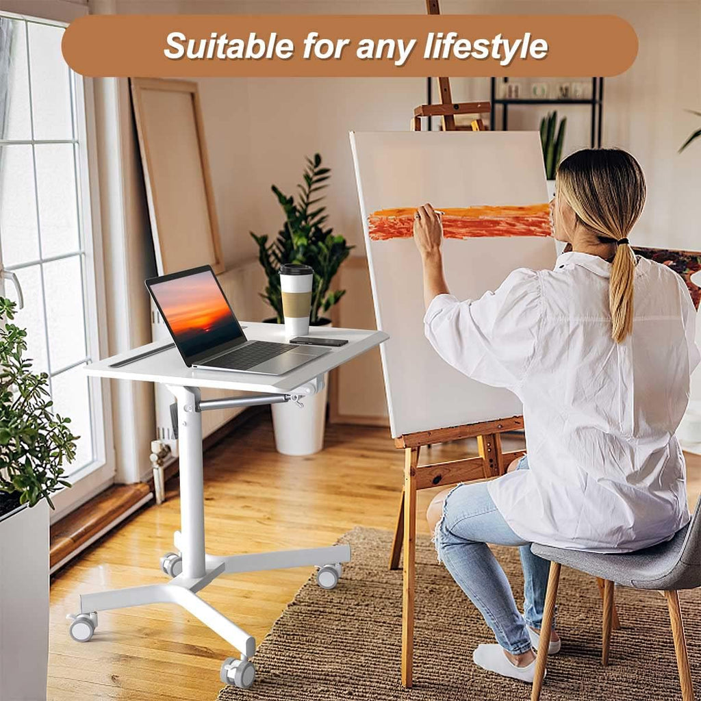 Portable Laptop Desk with Wheels U42554