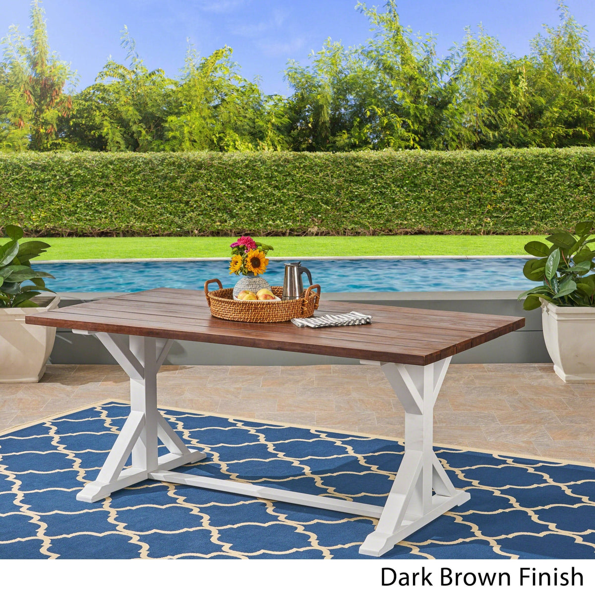 Brown Outdoor Table Q24137