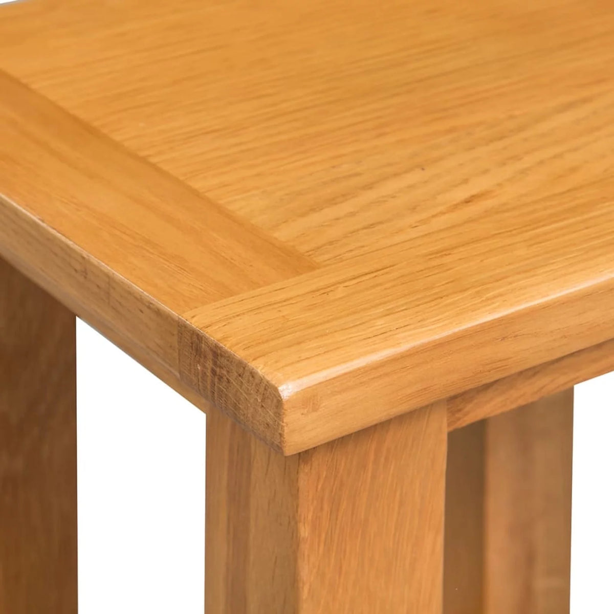 Solid Oak Wood End Tables 2 pcs A28647