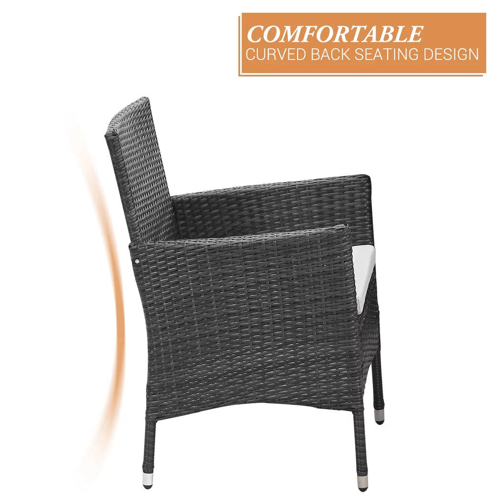 5 Piece Outdoor Wicker Patio Dining Set Z4270